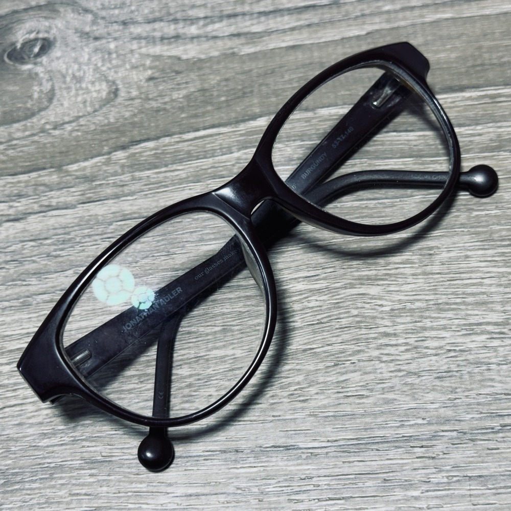 Jonathan Adler JA310 UF Eyeglass Frames Womens 53-17-140 Burgundy Tortoise - Picture 9 of 11